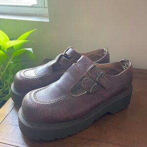 Dr. Martens Brown Leather MaryJanes